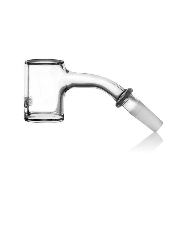 GRAV 10mm 45° seamless quartz banger for concentrate accessories, featuring a durable, seamless design for optimal vaporization.
