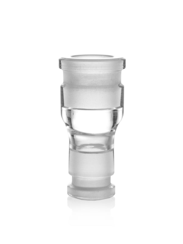 GRAV 19mm female to 14mm female reduction adapter for glassware and smoking accessories, made of durable material.