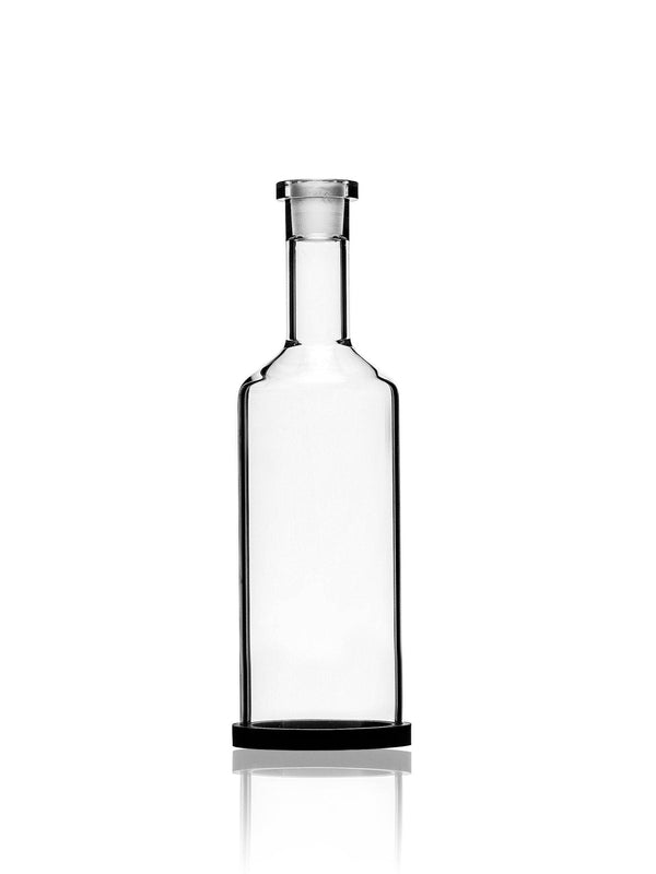 GRAV Large Gravitron replacement bottle with silicone grommet for vaporizer parts, showing the clear plastic bottle and grommet.