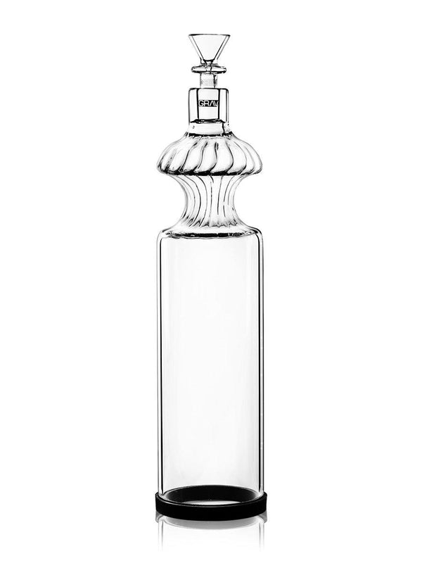 GRAV Monarch gravity bong replacement bottle with silicone grommet, clear plastic part for easy assembly and secure fit.
