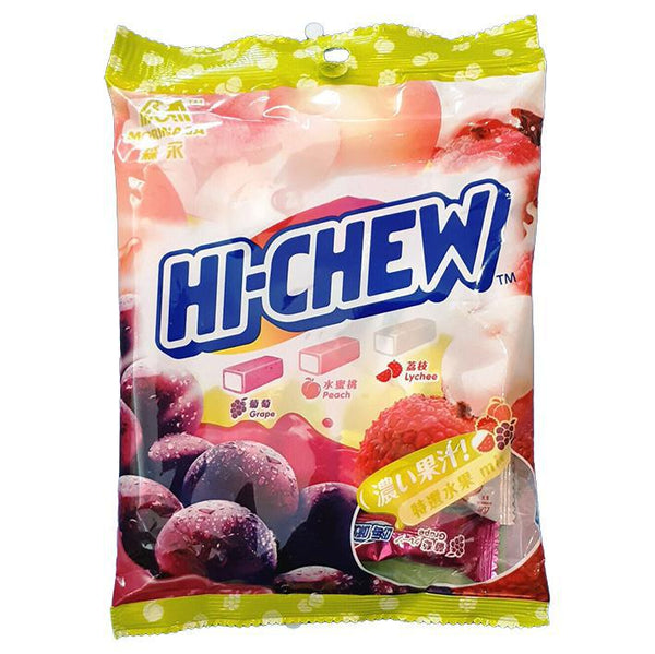 Exotic Snacks- Hi Chew- Grape, Peach, Lychee