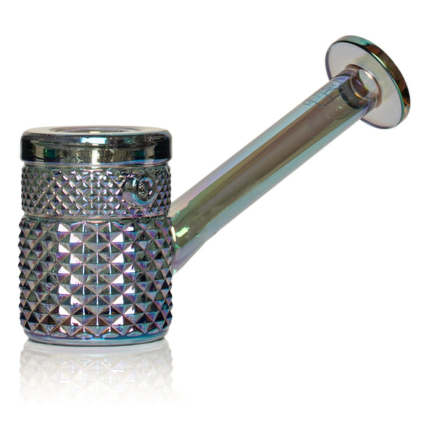 Jane West Twenties Collection Mermaid hand pipe, a stylish glass accessory with a mermaid design for smoking enjoyment.
