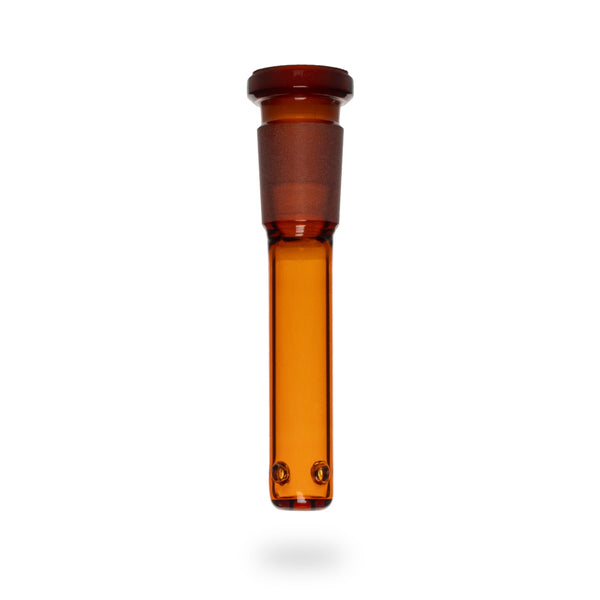 Amber Twenties Collection 5-Hole Downstem by Jane West, 90mm part for glass water pipes.