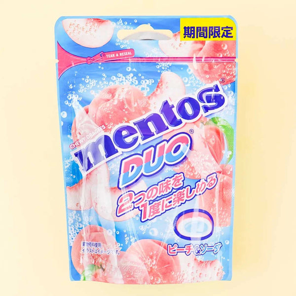 Exotic Snacks- Mentos- Peach Soda Gummy