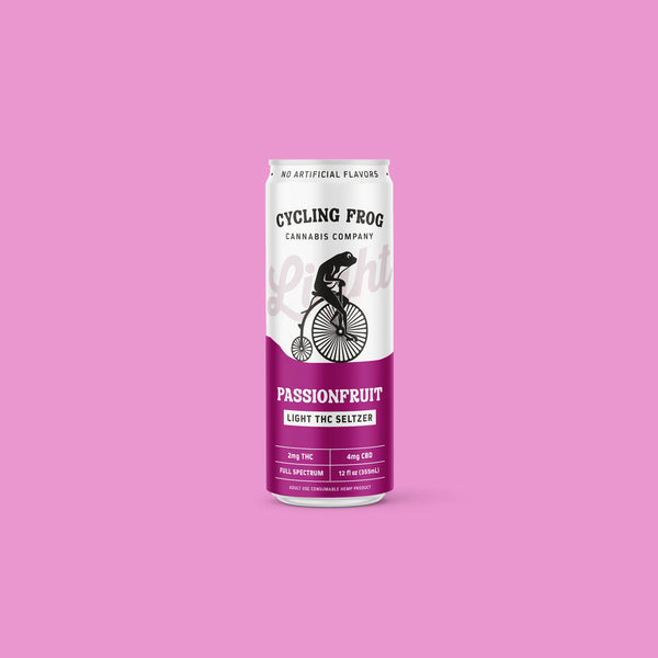 Cycling Frog- Passionfruit Light THC Seltzer