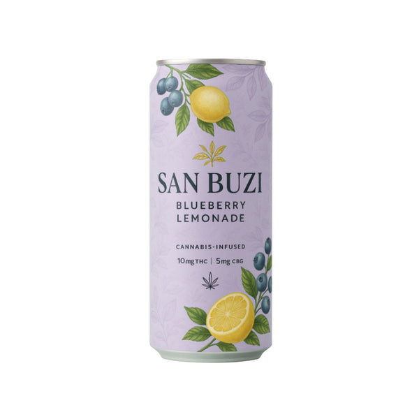 San Buzi Blueberry Lemonade THC Infused Drink