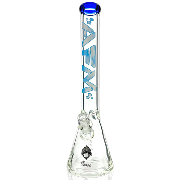 18" AFM Sky 9mm Glass Beaker Bong