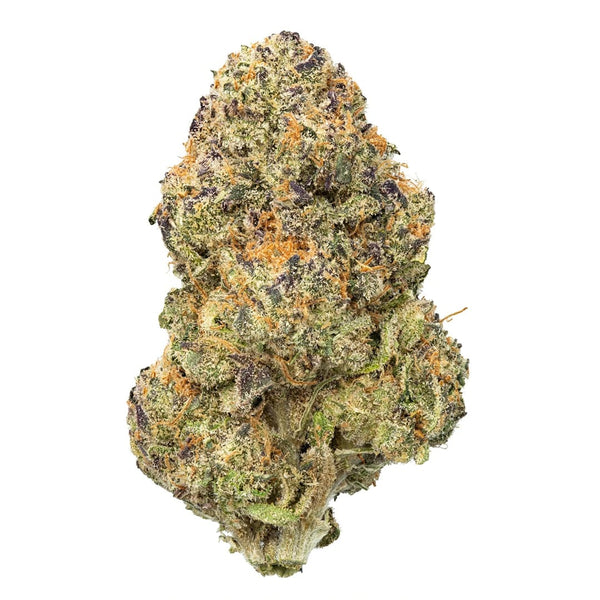 Purple Punch THCa Flower by thisthat, 28g indica cannabis flower with 31.610% THCa, showcasing vibrant purple buds.