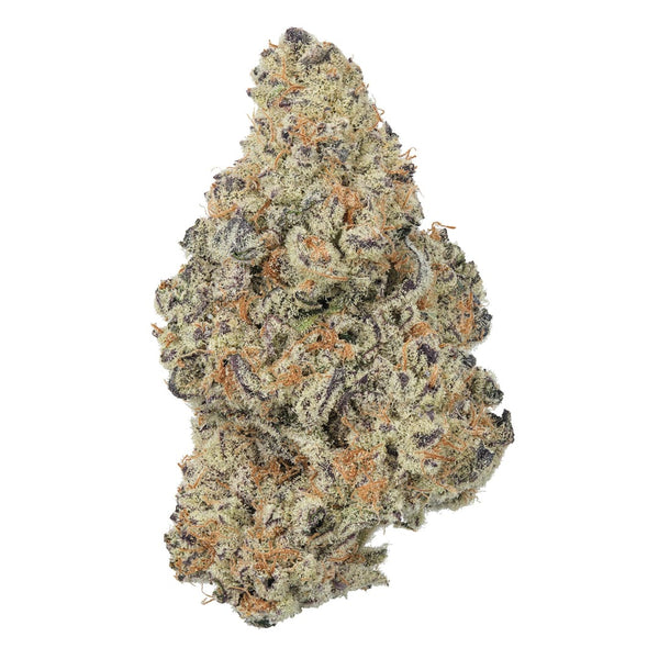 Hybrid THCa flower from thisthat labeled Dante's Inferno, showcasing dense, vibrant buds with orange hairs and crystalline trichomes.