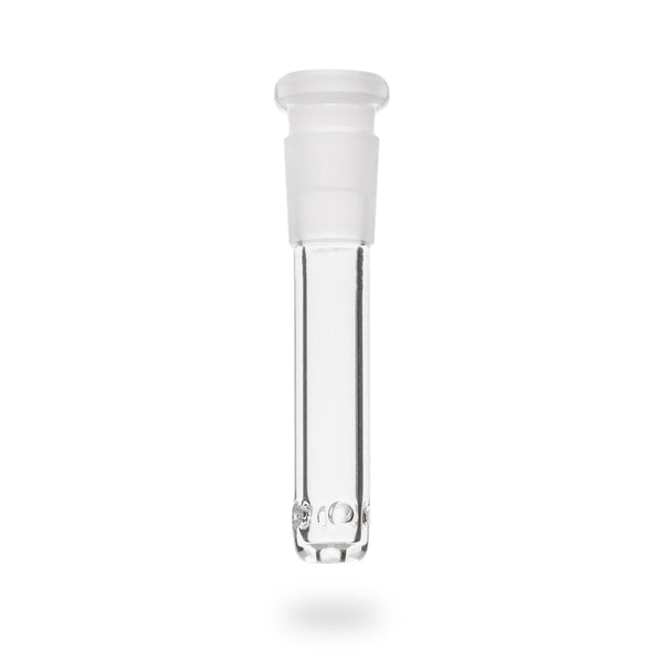 Jane West Twenties Collection 5-Hole Downstem in clear, 90mm, featuring five holes for enhanced airflow and filtration.