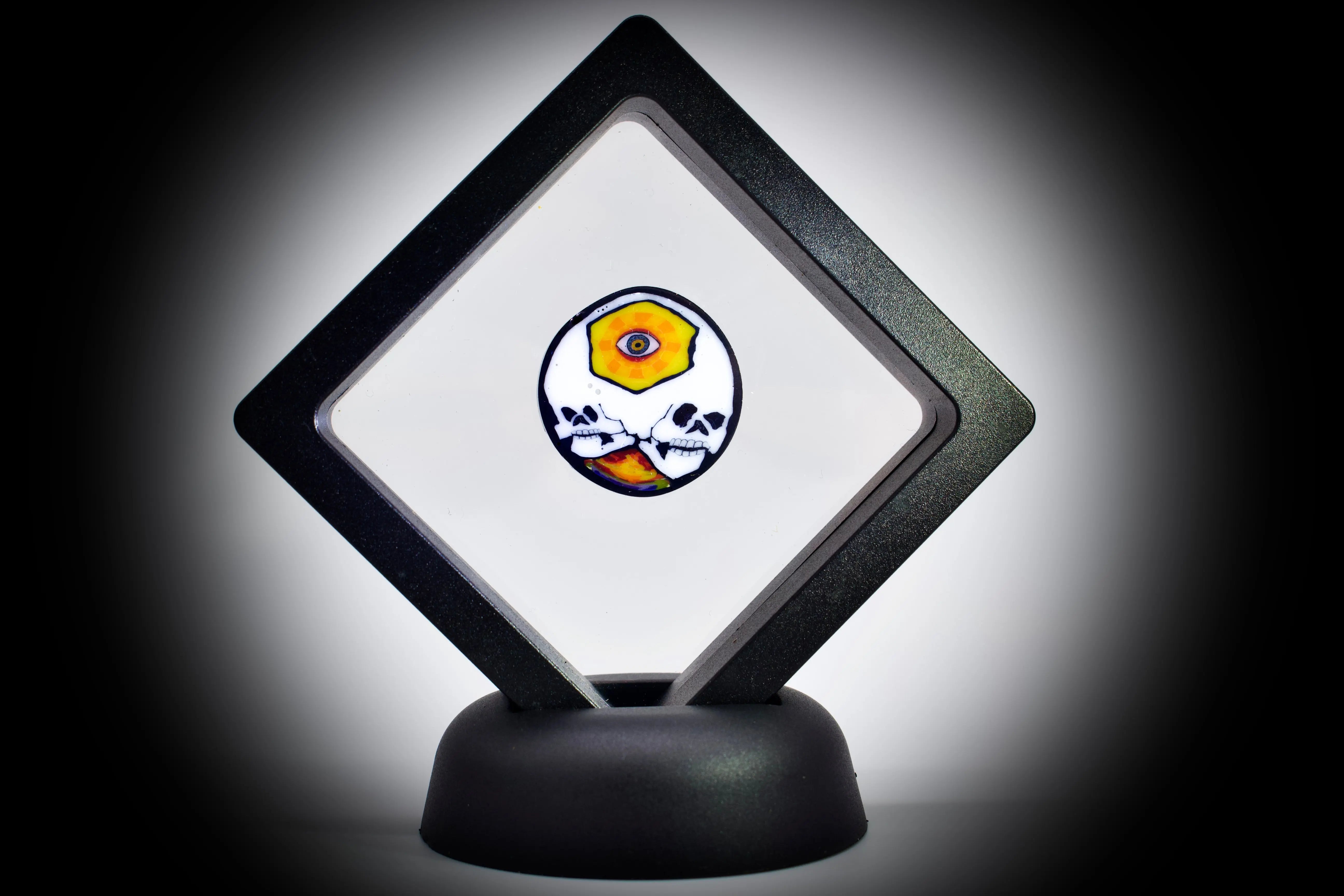 AKM Glass (Pipe Maker) Third Eye Skull Millie #4
