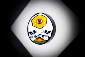 AKM Glass (Pipe Maker) Third Eye Skull Millie #1