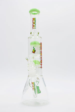 Medicali Glass "Double Tree Perc" Beaker - East Atlanta S&V