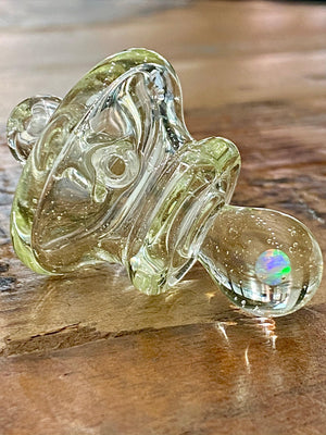 Melitz Glass- UV Reactive Carb Cap w/ Opal - East Atlanta S&V