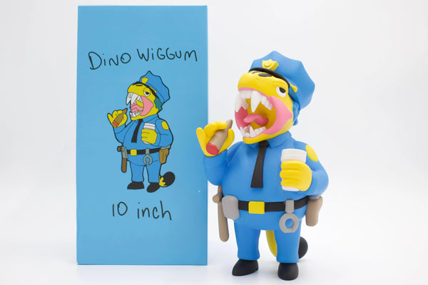 Elbo Supply Co 10-inch vinyl figure titled "Wiggums" featuring a colorful, cartoon-style character with exaggerated features.